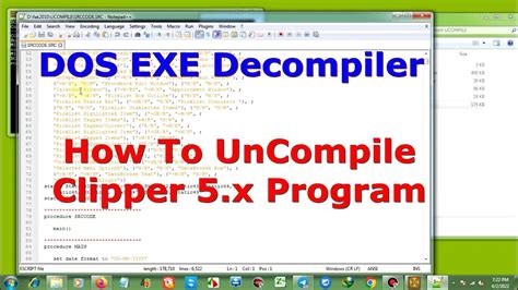 How To Decompile Clipper Program Decompiler For Clipper EXE YouTube