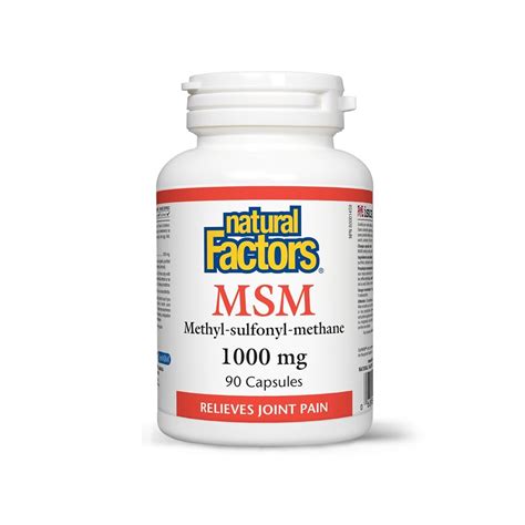 Msm Natural Factors 1000 Mg 90 Capsule Natural Factors Pret 6300 Ron