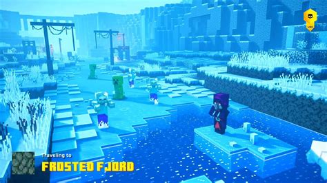 Minecraft Dungeons Creeping Winter Dlc Frosted Fjord Youtube