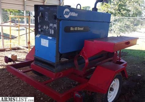 ARMSLIST - For Sale: Miller Big 40 Diesel Welder with Welder Trailer