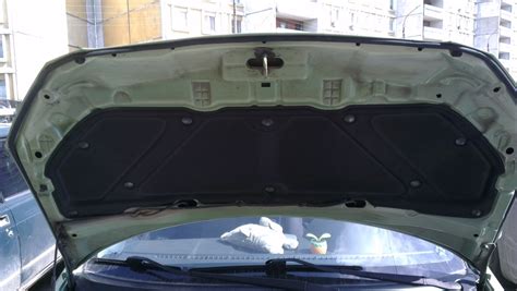шумка капота — Hyundai Getz, 1,6 л, 2007 года | своими руками | DRIVE2