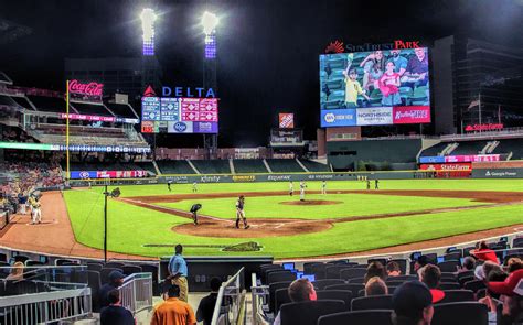 SunTrust Park Atlanta Braves Baseball Ballpark Stadium Painting by ...