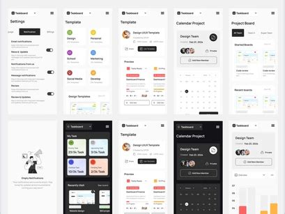 Taskboard Task Dashboard Ui Ux Kit By Dpopstudio Epicpxls