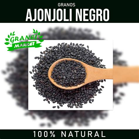 Ajonjoli Negro Tostado Granel Market