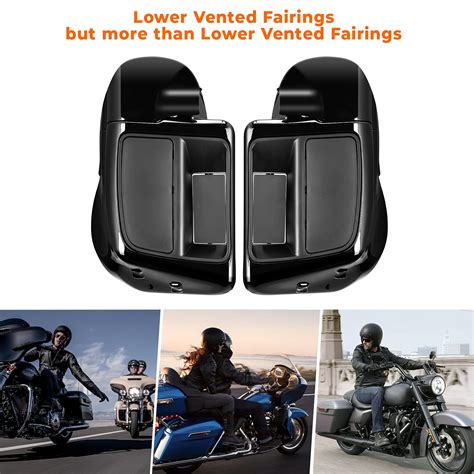 Lower Vented Leg Fairings With 6 5 Inch Speakers Compatible With 2014