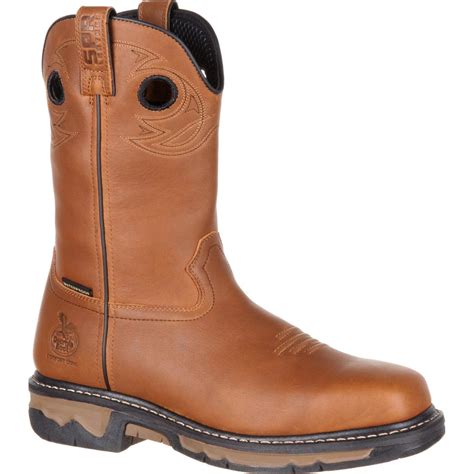 Georgia Boot Mens Carbo Tec Waterproof Work Wellington