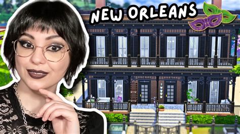 New Orleans Inspired Townhouses The Sims Speed Build No Cc