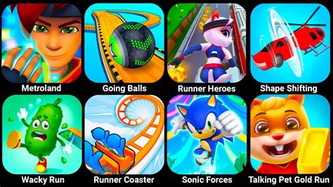 MetroLand Going Balls Runner Heroes Subway Surfers Shape Shifting