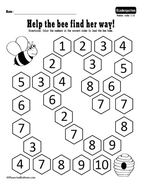 Number Sequence Worksheets For Kindergarten [fast And Free Download