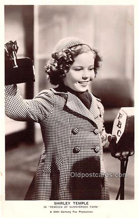 Actress Shirley Temple Rebecca Of Sunnybrook Farm Unused Topics