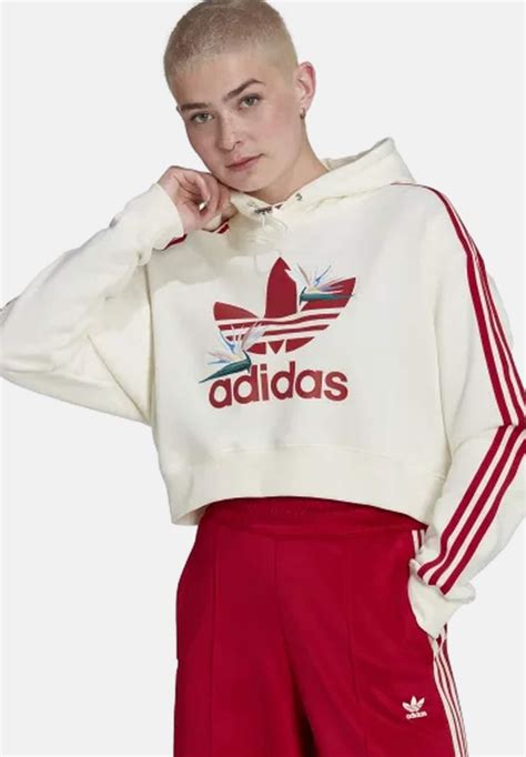 Adidas Originals Sweat à Capuche Bianco Blanc Zalando Fr