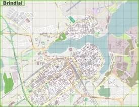 Brindisi Map | Italy | Вetailed Maps of Brindisi