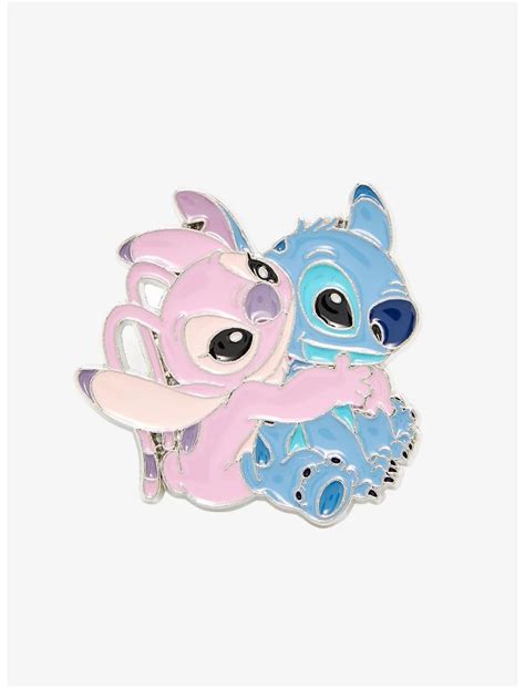 Disney Lilo Stitch The Series Angel Stitch Hug Enamel Pin