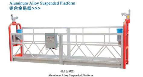 Suspended Cradle Building Gondola Zlp Aluminum Alloy Electric