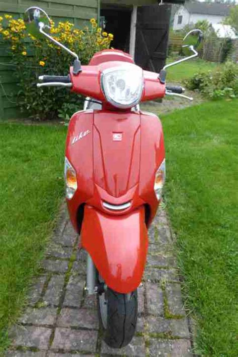 Kymco Motorroller Like Ccm Takt Rot Km Bestes Angebot Von