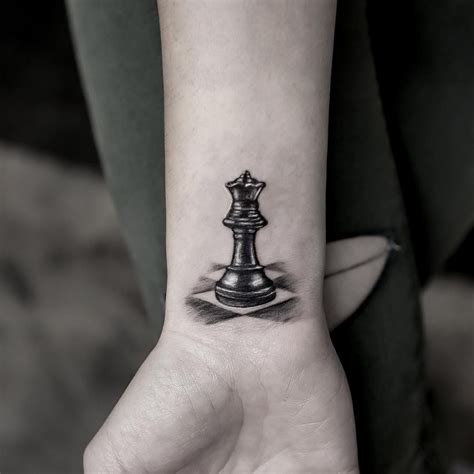 Chess Tattoos Designs Pieces Of King Queen Board Hand