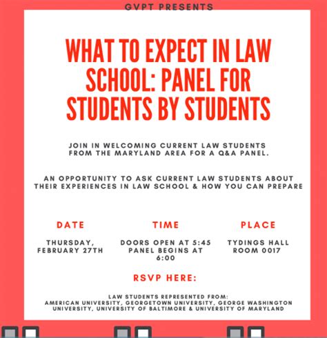 What To Expect In Law School Panel For Students By Students Mlaw L