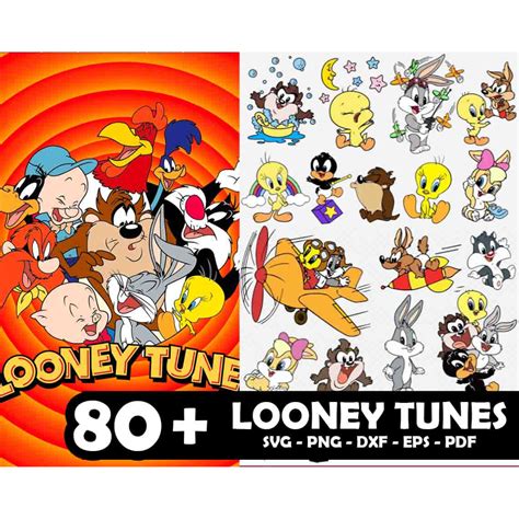 Bugs Bunny Svg Looney Tunes Svg Bundle Looney Tunes Birthd Inspire