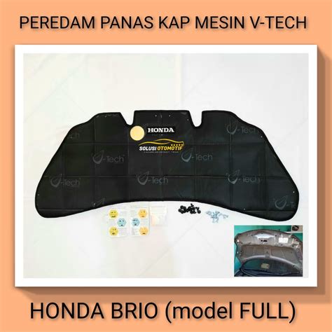 Jual Honda Brio Satya All New Peredam Pelindung Panas Kap Mesin