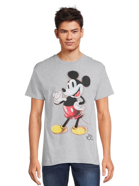 Disney Mickey Mouse Sketched Apparel Mens Graphic Crew Neck Short Sleeve T Shirt Sizes S 3xl