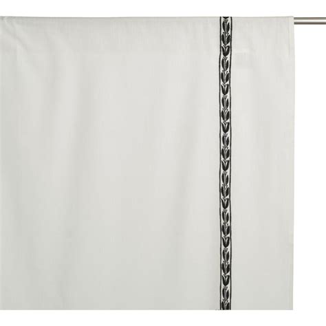 Rideau à passants cachés Coton Blanc KISSOS ALINEA larg140 x H250 cm