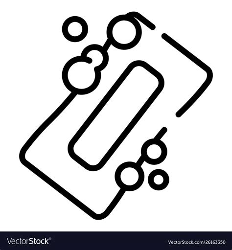 Soap icon outline style Royalty Free Vector Image