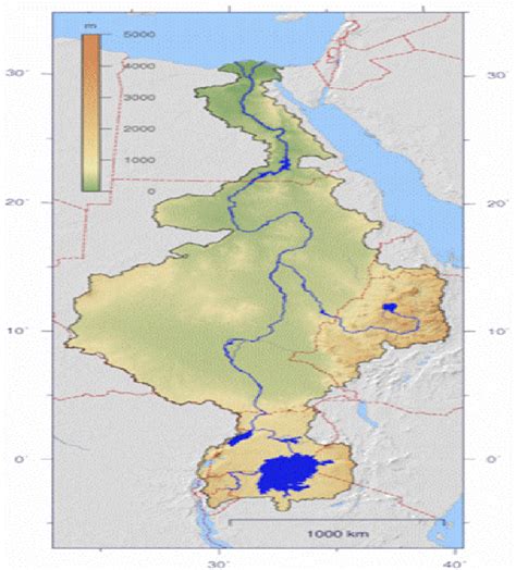 The Nile River Basin. | Download Scientific Diagram