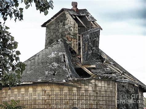 Damaged Grain Silo Photograph By Thomas Woolworth Fine Art America