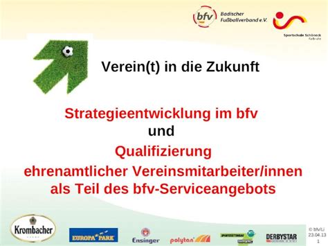 PPT Bfv Li 23 04 13 1 Strategieentwicklung Im Bfv Und