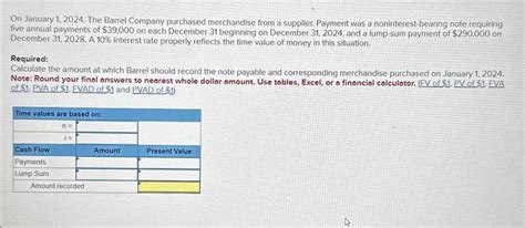 Solved On January The Barrel Company Purchased Chegg