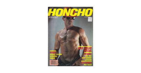 HONCHO Magazine December Vintage Gay Adult Magazine Cover Vintage Gay T Shirt TeePublic
