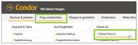 Wie Funktioniert Der Check In Bei Condor Ltur Hilfecenter