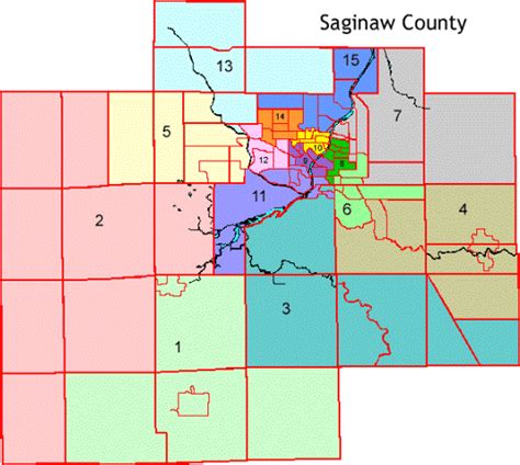 LWV of Saginaw Co Map