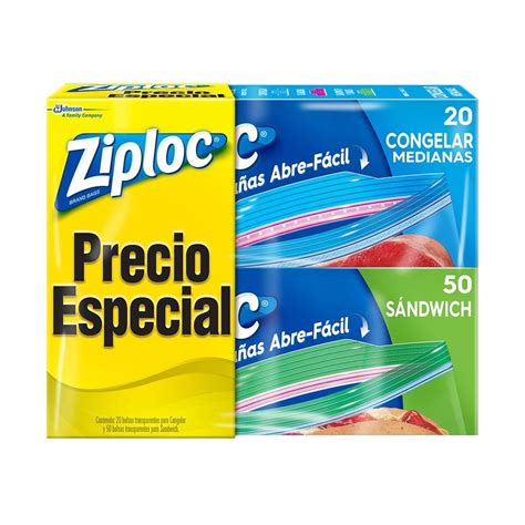 Bolsas Herm Ticas Ziploc Para S Ndwich Pzas Y Para Congelar Pzas