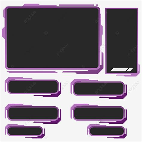 Twitch Live Streaming Overlay Png Image Twitch Overlay Border With