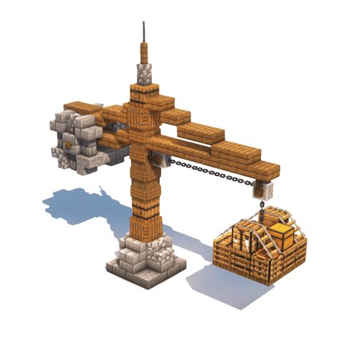 Minecraft Medieval Crane – Build It