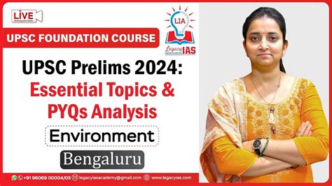 Target UPSC Prelims 2024 Environmental Essential Topics PYQ S