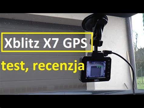 Xblitz X Gps Recenzja Test Wra Enia Pr Bki Nagra Youtube