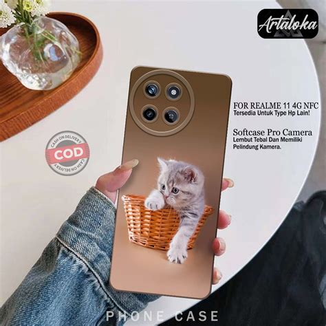 Case Hp Realme 11 4G NFC 2023 Newest Softcase Pro Camera Silicone Tpu