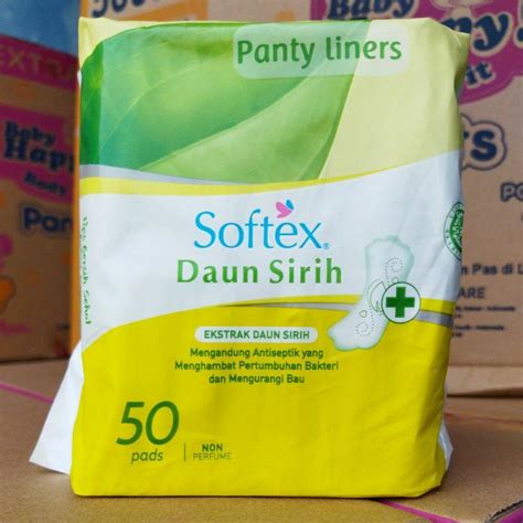 Jual Softex Pantyliner Daun Sirih 50s Softex Pembalut Daun Sirih 50