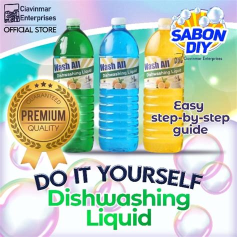 Do It Yourself Diy Dishwashing Liquid Kit Shopee Philippines