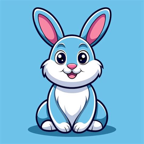 Conejo De Pascua Conejo De Pascua Dibujado A Mano Personaje De Dibujos