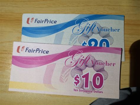 Brand New Ntuc FairPrice Vouchers Selling At 6 Total Value 760