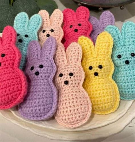 Easter Bunny Peeps Free Crochet Patterns Artofit