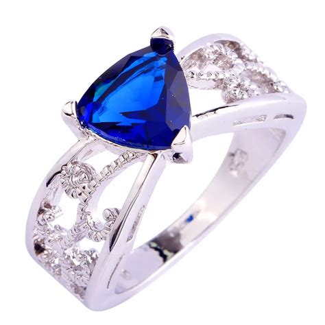 Half Price Flash Sales Womens Mysterious Royal Blue Cubic Zirconia