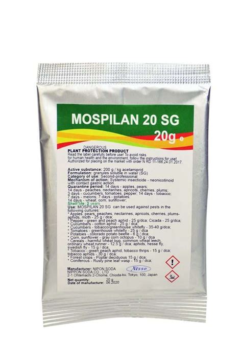 Mospilan 20 SG Acetamiprid 20g Online Store