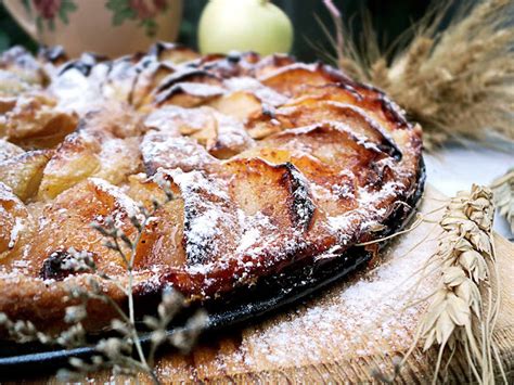 Нормандский яблочный пирог