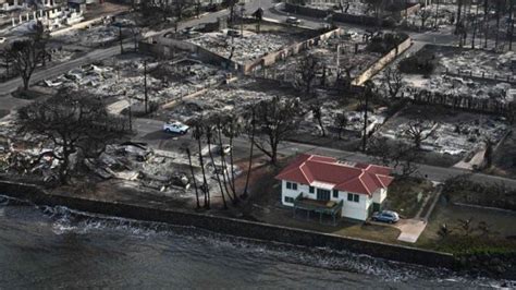 Incendios En Hawái La Impresionante Imagen De La Casa Que Sobrevivió A