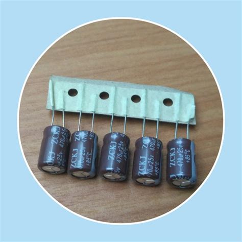 Jual Elco 470 Uf 25 V Capacitor Elco Kapasitor Elko 470v 25v Di Lapak