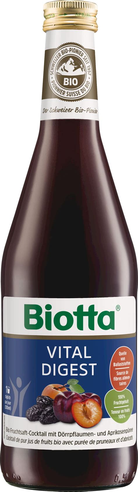 Vital Digest Juice Organic Ml Biotta Vitalabo Online Shop Europe